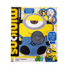 Minions toys, teddy Stu holding fart blaster gun, this is a pass the parcel game that farts & vibrates when the music stops, Stu from Perfect parties