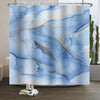 Xiaoterna 105x160cm Marble Shower Curtain White Grey Blue Gold Dots Waterproof Polyester Bathroom Curtain Luxury Modern Aesthetic Artistic Washable