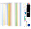 ilauke 60Pcs Knitting Needles Set, 13 Pairs Stainless Interchangeable Wool Needles for Sewing up Knitting 2mm-10mm, with Locking Stitch Makers,