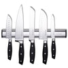 Linoroso 5Pcs Knife Set with Magnetic Holder UltraSharp Kitchen Knives Sets - Chef Santoku Bread Paring Knife for Cutting Fruit Meat, Forged German