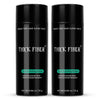 THICK FIBER Hair Fibres (Pack of 2, DARK BROWN) Hair Powder for Thinning Hair 25g Bottle | Make Thin Hair Look Thicker in Seconds | Hair Loss