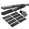 Hair Crimper, CkeyiN Professional Crimping Iron and Straighter with Heat Resistant Glove Adjustable Temperature Dual Voltage 4 Interchangeable Ceramic