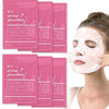 6pcs Glass Skin Face Mask With Collagen, Deep Hydration Collagen Face Mask, Anti Wrinkle Skincare, Korean Glass Skin, Overnight Hydrating For Face