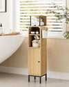 HEYZOEY Tall Bathroom Cabinet, Freestanding Floor Cabinet, Tall Storage Cabinet with Door, Slim Bathroom Storage for Bathroom, Kitchen, Living Room,
