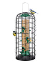 iBorn Squirrel Proof Bird Feeder Pigeon Proof Cage Bird Feeder for Outside with Squirrel, Pestoff Hanging Wild Bird Seed Feeder for Mix Seed Blends,
