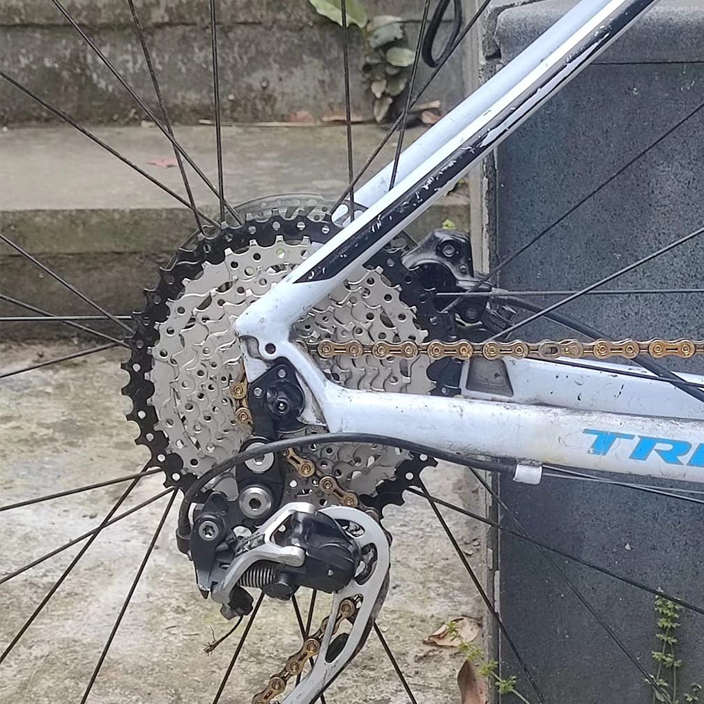 CYSKY 11 Speed Cassette 11-46T Cassette Fit for Mountain Bike, Road Bicycle, MTB, BMX (Light Weight) (11-46T)