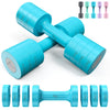 Sportneer Adjustable Dumbbells Set: Each 1kg/1.5kg/2kg/2.5kg (2kg-5kg per Pair), 4-in-1 Dumbbells Set Women, Weights for Women, Adjustable Dumbbell