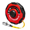HAUTMEC 100ft/30m Tape Measure Long Measuring Tape Flexible Pvc Fiberglass Dual Inch/Metric, Closed Reel Measure Tape, For Land Yard Distance