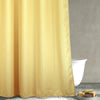 Popkozzi Yellow Waffle Weave Shower Curtain: Heavy Duty Textured Fabric Shower Curtains for Bathroom - Water Repellent Washable Thick Polyester Cloth
