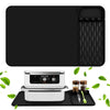 Ninipie Large Silicone Heat Resistant Mat for Countertop, 65?40 cm Air Fryer Accessories Mat for Ninja/Russell Hobbs/Tower/Salter with Kitchen Holder