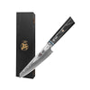 MITSUMOTO SAKARI Japanese Small Chef Knives, 4.5 inch Professional Kitchen Knives, Hand Forged Fruit Knife Made of HAP40 Powder Steel (Micarta Handle