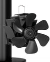 Signstek Heat Powered Log Burner Fan - 6 Blades Magnetic Chimney Silent Stove Fan for Efficient Heat Distribution on Wood Stoves, Fireplaces & Log