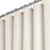 BTTN Cream Waffle Shower Curtain, Weighted Mould Proof Resistant Fabric Wet room Shower Curtains, Heavy Duty Waterproof Washable Thick Cloth Shower