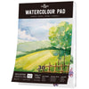 STATIONERY ISLAND Watercolour Paper A3 Pad, 30 Sheets Water Colour Paper 300gsm, Glue Bound, Cold-Pressed Texture, Watercolour Sketchbook for
