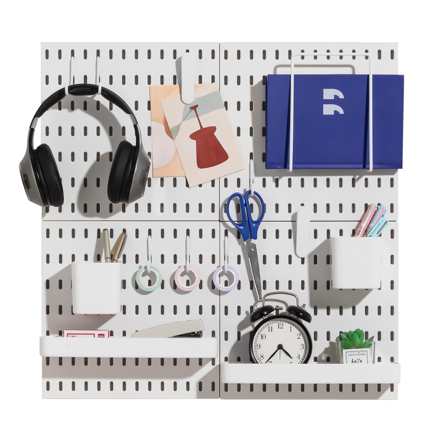 Keepo Pegboard Combination Kit, Pegboards and Accessories Modular Hanging for Wall Organizer, Crafts Organization, Ornaments Display, Nursery Storage,