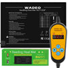 WADEO Large Heat Mat for Plants 60 X 42cm, 50W Seedling Heat Mat with Thermostat 5 to 45?C, Waterproof & Durable Plant Heat Mat, Heated Propagator for