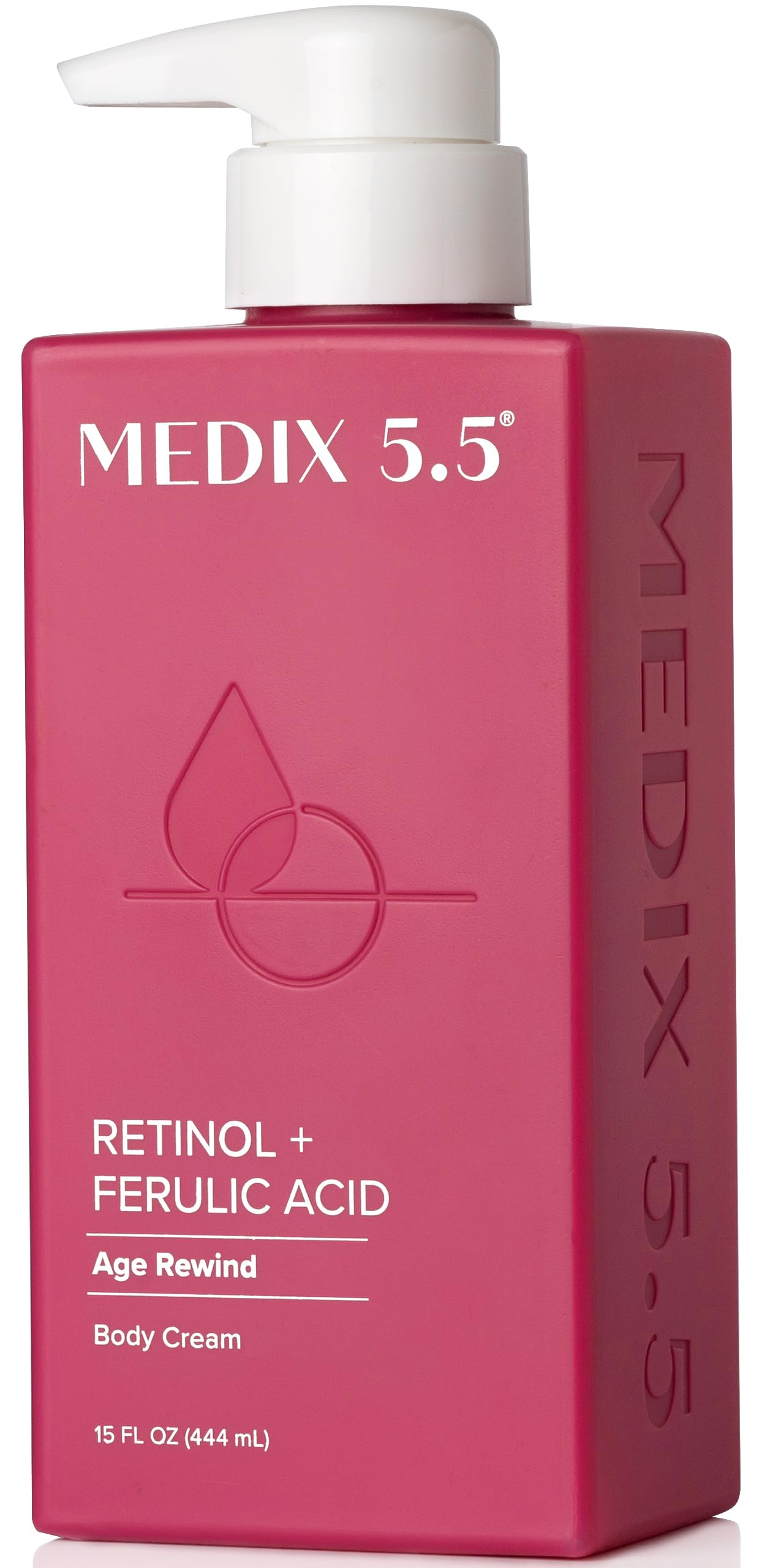 Medix 5.5 Retinol Cream with Ferulic Acid Anti-Sagging Treatment. Targets Crepey Wrinkles and Sun Damaged Skin. Anti-Aging Cream Infused With Black