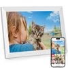 GGUA 10.1 Inch Digital Photo Frame Wifi Built in 32GB Memory, 1280x800 IPS LCD Touchscreen, Auto-Rotate and Audio, Quick and Easy Share Photos or