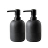 2pcs/Set Black Soap Dispenser Set,Hand Soap Lotion Dispenser for Bathroom, for Elegant Bathroom D?cor?soap Dispenser for Kitchen Sink
