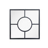 La Hacienda Aston & Wold Black Square Garden Mirror
