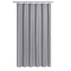 N&Y HOME Fabric Shower Curtain or Liner Extra Long 72 x 84 Inches - Hotel Quality, Machine Washable - Gray, 72x84