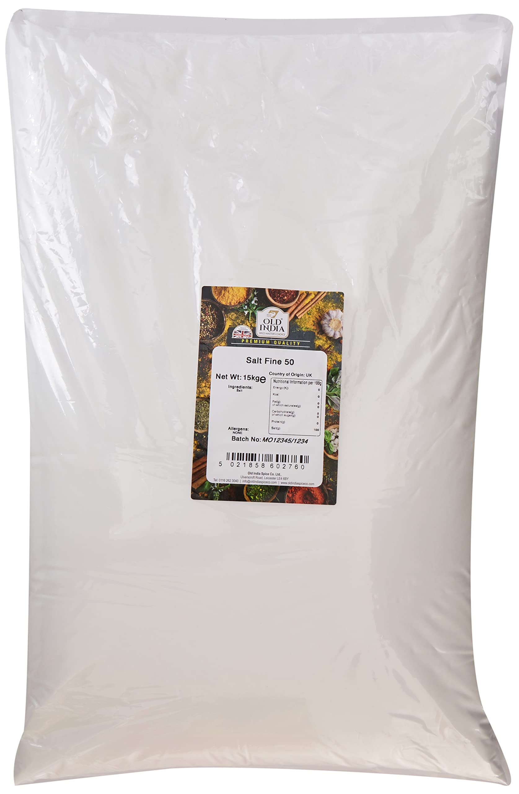 Old India Salt Fine 50 15kg
