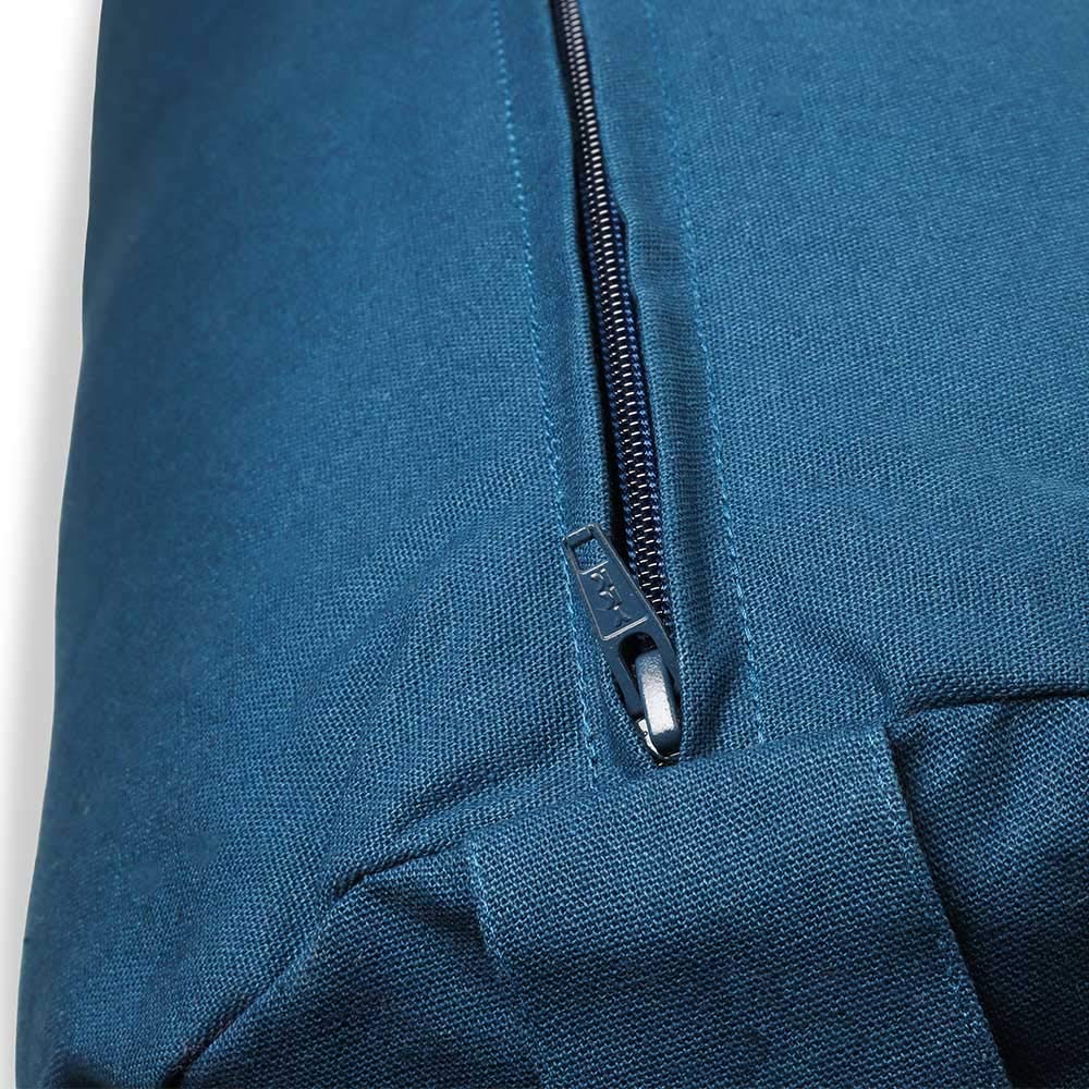 Yoga-Mad Yoga Bolster | Eco Friendly Buckwheat Bolster | 61cm x 23cm | Removable Washable Cover | Ideal for Yoga, Meditation and General Suppor