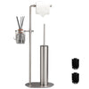 BVL Toilet Paper Holder Standing Birthstetes Nickel, Stainless Steel Toilet Paper Holder Standing and 360? Practical Storage Cor, Toilet Paper Holder