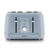 Kenwood Dawn Toaster, 4 Slot Toaster, Reheat, 5 Browning Settings, Defrost and Cancel Functions, Pull Crumb Tray, TFP09.000BL, 1800W, Stone Blue
