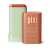 Pixi On-The-Glow Bronze - Richglow, Hydrating Tinted Moisture Bronzer Stick with Ginseng, Aloe Vera & Fruit Extracts, for Cheeks & Lips, 19G 0.6Oz,