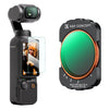 K&F CONCEPT 2-in-1 filter for Osmo Pocket 3- Black-mist 1/4 & ND2-32 -Compatible with DJI Osmo Pocket 3, Black diffusion Variable ND Filter 5 Stop