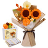 ENCHOL Crochet Kit for Beginners Adults, Beginner Crochet Kit, Sunflower Bouquet Crochet Kit, Complete Flower Crochet Kits for Starters with