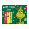 Dr.PAWPAW x The Grinch Ultimate Red, Candy Cane Lip Scrub & Original Balm Gift Set (3 x 4g) + Pouch, Exfoliating & Hydrating Lip Care Trio, Nourishing