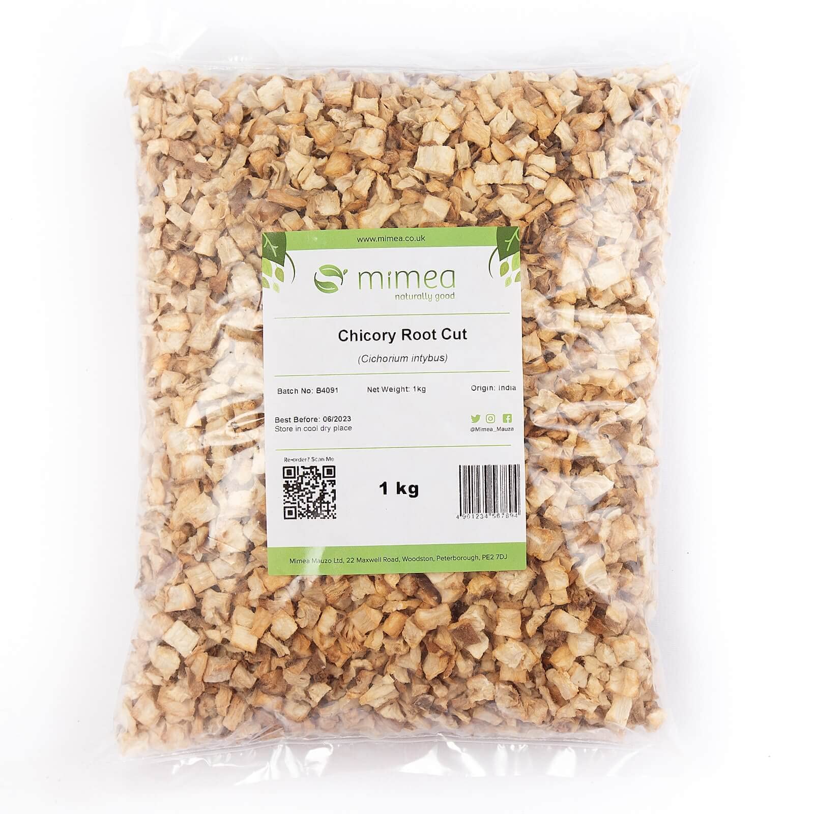 Mimea Chicory Root Cut | 1kg | Quality Ingredients | Coffee Substitute | Health Supplement | Natural Sweetener