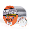 TAPEBEAR Butyl Tape for Roof and Leak Repair, Waterproof Sealing Tape Silver Aluminum Tape For Window, Glass, Silicone & EDPM Patching Pipe Sealing,
