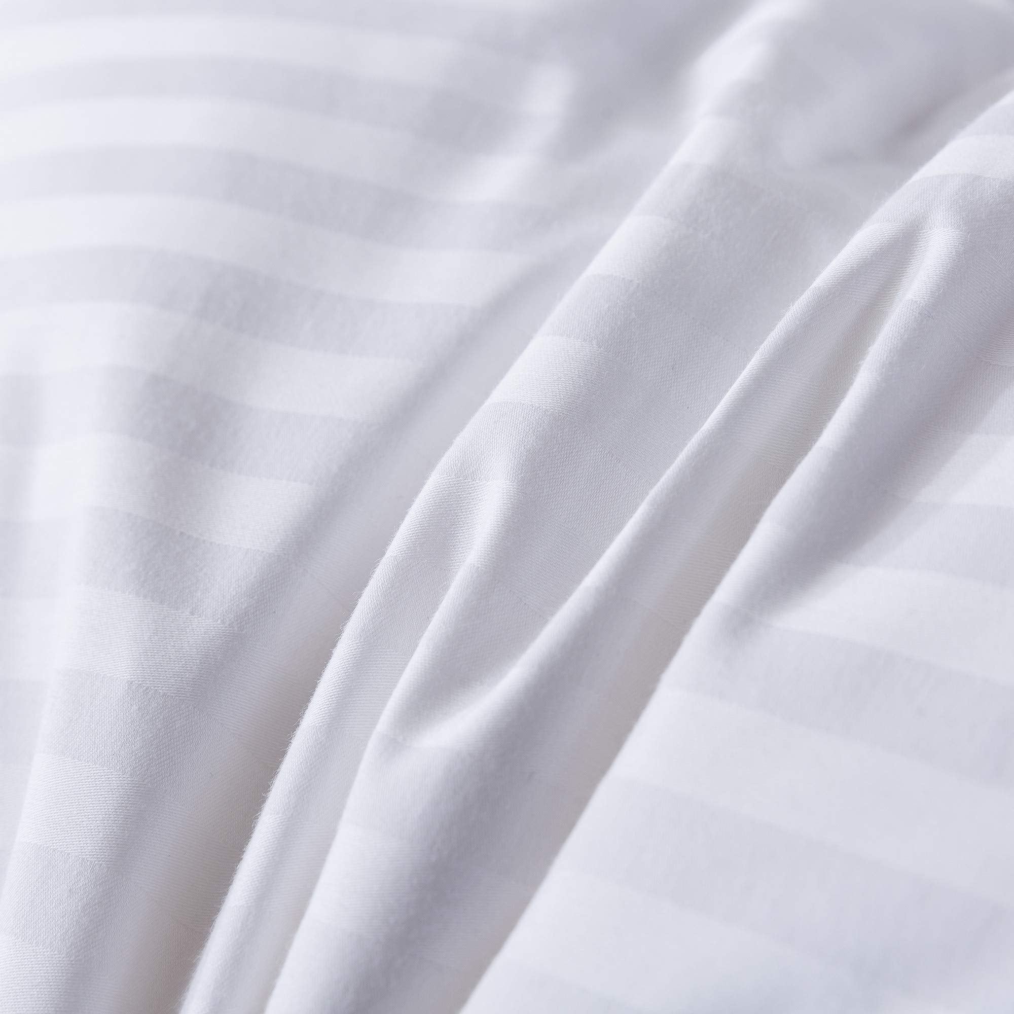 SUFUEE Luxury Goose Feather and Down Pillow Pair with 100% Cotton Cover (Standard(50% Down))