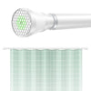 Shower Curtain Pole Extendable Curtain Poles 115-195 cm Tension Rods for Curtains Net Curtain Rods Shower Curtain Rod Extendable Telescopic Curtain
