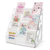Greeting Card Display Stand 5 Tier Acrylic Greeting Card Rack Clear Postercard Holder Tiered Display Stand Brochure Holder Stand Magazine Organizer