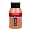 Amsterdam Standard Series Acrylic Paint Jar - Deep Gold 803-1000 ml - Semi-Opaque, Lightfast, Versatile Medium Viscosity, Satin Finish
