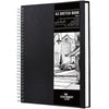 STATIONERY ISLAND A3 Sketch Pad, Hardcover Sketch Book with 200GSM Thick Paper, Spiral Bound Drawing Pad A3, Sketchbook for Sketching, Portrait, 50