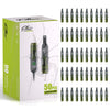 EZ Tattoo Cartridge Needles Assorted - 50Pcs #12 Mixed (7RM 9RM 11RM 13RM 15RM) Standard Curved/Round Magnum Tattoo Needles Cartridges for Tattoo Gun