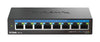 D-Link DMS-108 8-Port 2.5G Multi-Gigabit Unmanaged Desktop Switch with eight 2.5 Gigabit Ports, Fanless, Low Profile, Compact, Metal Housing, QoS,