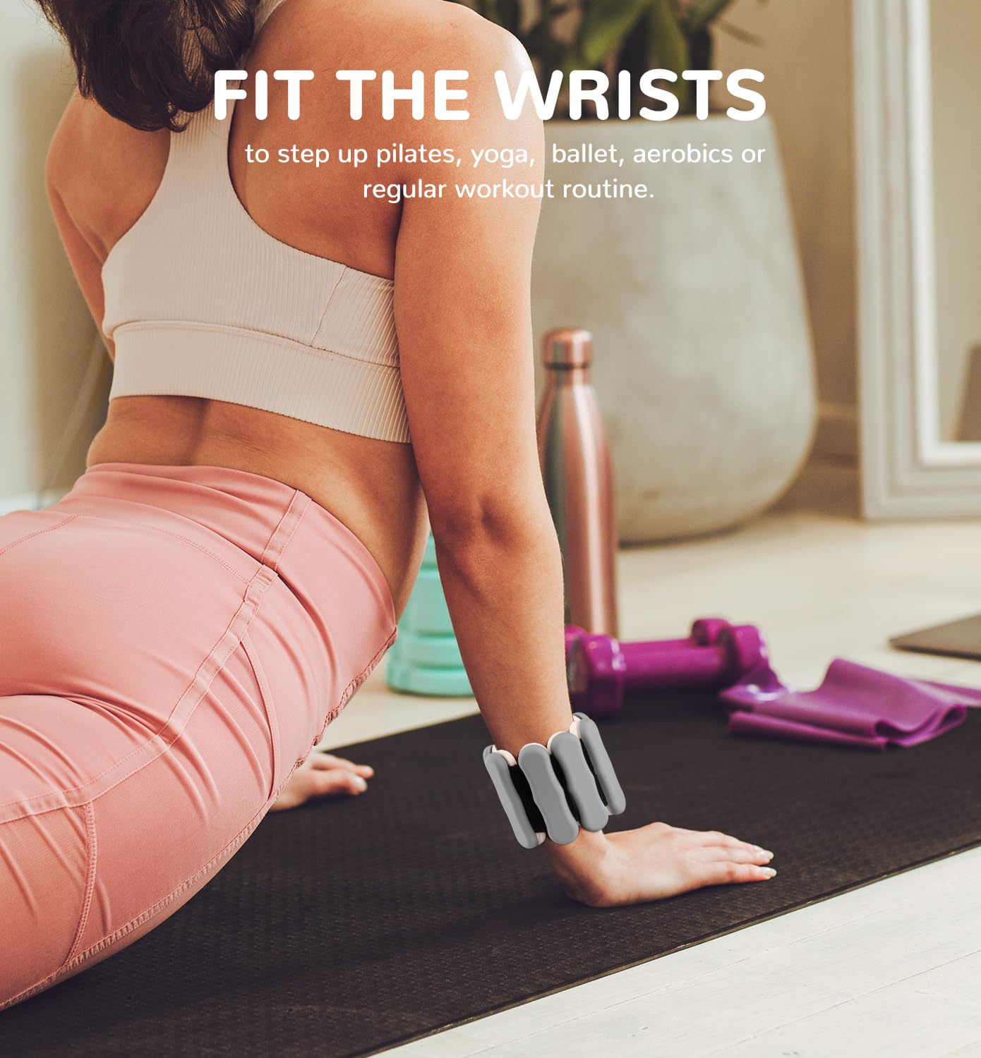 Wrist Weights for Women Adjustable Arm Weights 1 Pair 1.5 KG Ankle Weights Leg Weight for Men 0.75 KG Each Wrist Weight Walking Weighted Wristbands