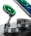 ALAFLY 15W Wireless Charger Magnetic Car Phone Holder [Vacuum Suction Cup] 360? Adjustable & Foldable Car Mount Charger for Dashboard/Windshield