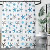 Transparent Shower Curtain, 120 x 200 cm, Anti-Mould, Waterproof Shower Curtains, White with 12 Rings, Shower Curtains, Waterproof for Bathtub,