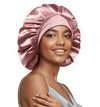 Umisleep 22 Momme 100% Mulberry Silk Bonnet with Double Layer Satin Outer for Sleeping Women for Adult & Kids, Soft Elastic Band, Non-Slip Hair Wrap