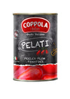 Coppola Salerno Coppola Peeled Plum Tomatoes, Pelati 400g (Pack of 12)