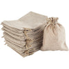 Irich 30 Pack Small Hessian Bags with Drawstring, 13 X 18 CM Biodegradable & Reusable Jute Bag,Fabric Gift Bag Wedding Gift Bags for Wedding Party