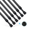 6Pcs Tension Rod, Goowin 60-110 cm Tension Rods for Windows, No Drilling Rustproof Spring Adjustable Tension Curtain Rod for Doors, Windows, Wardrobe