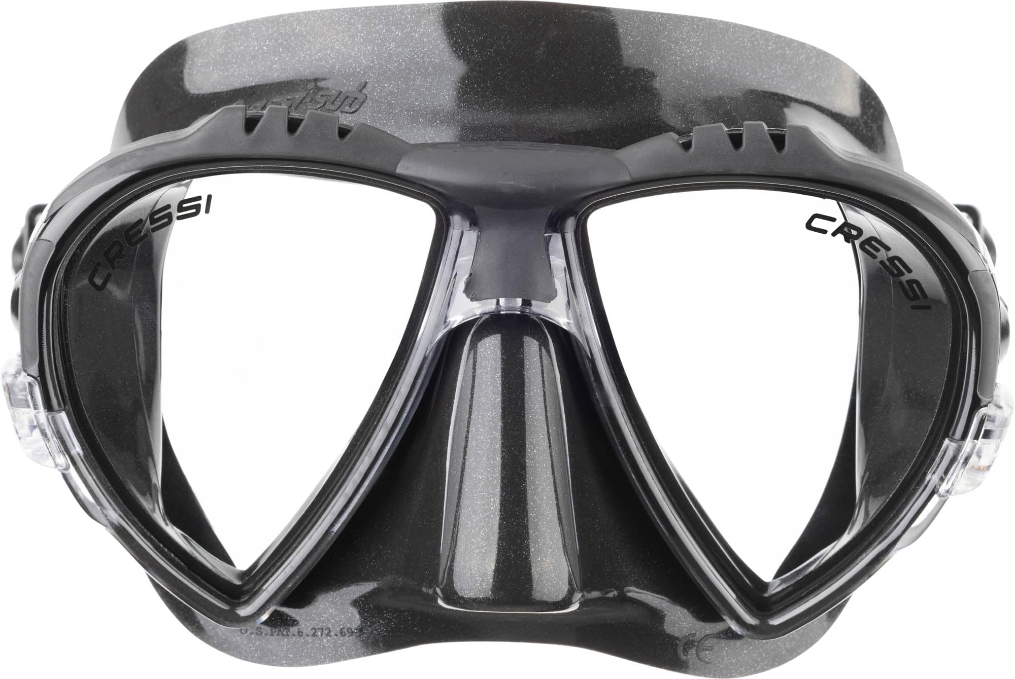 Cressi Adult Matrix Snorkelling Mask - Black